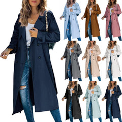 outfit Women's Winter and Autumn Trench Coat Coat Women's