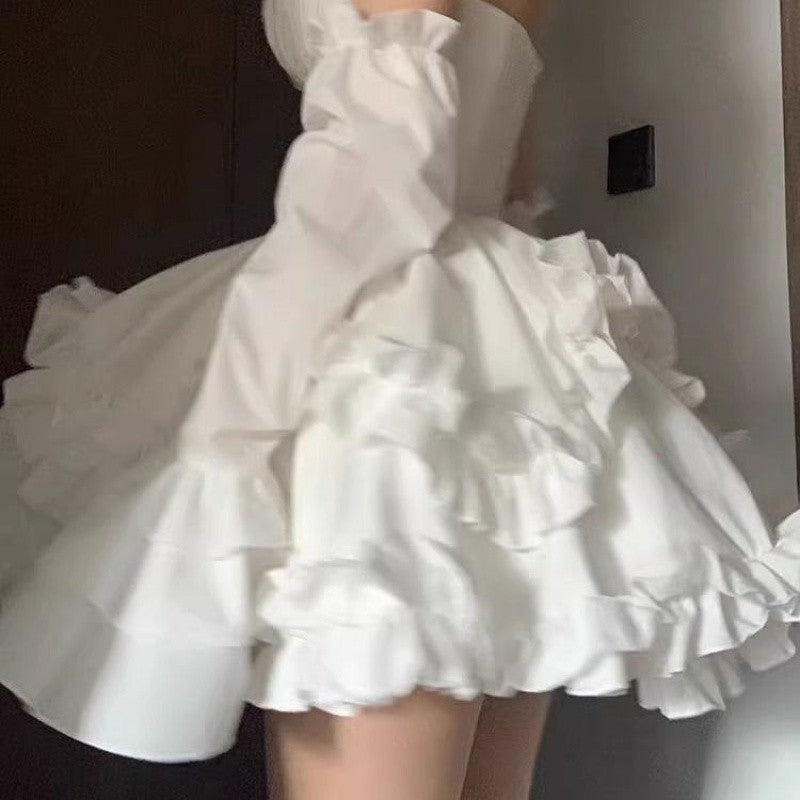 ribbons galore dress to impress Birthday Party Small Dress High-End Light Luxury Niche Escape Princess Dress Pettiskirt Temperament Tube Top Dress