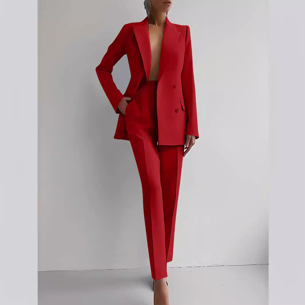 costume ideas 2024 Spring Fashion Casual Business Wear Women's Suit One Set