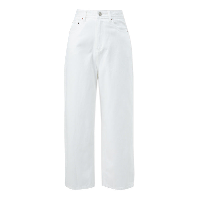 women’s outfits Classic American Retro Jeans Women's Autumn Straight Slimming Wide Leg Loose Trousers
