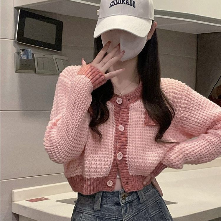 women’s fashion Niche Japanese Retro Lazy Gentle Chic Cardigan Coat Spring French Casual Sweater