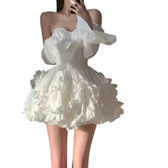 ribbons galore dress to impress Birthday Party Small Dress High-End Light Luxury Niche Escape Princess Dress Pettiskirt Temperament Tube Top Dress