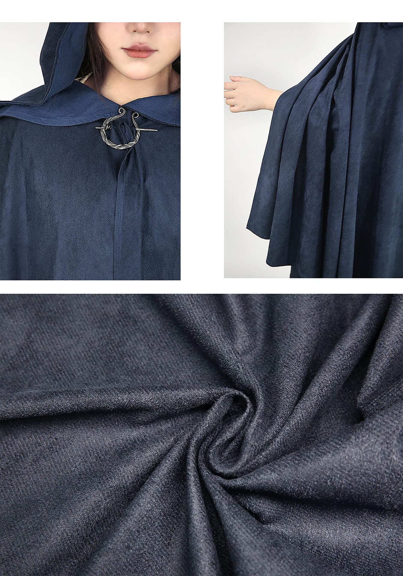 bruno mars costume Halloween Party Medieval Stage Performance Cloak Gothic Women's Long Cloak