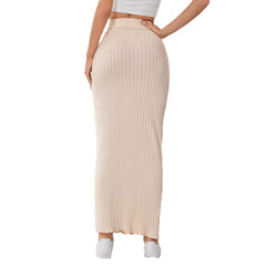 fashion outfits Skirt Women's Hip High-Grade Elastic Waist Spring and Autumn French Style Women's Clothing