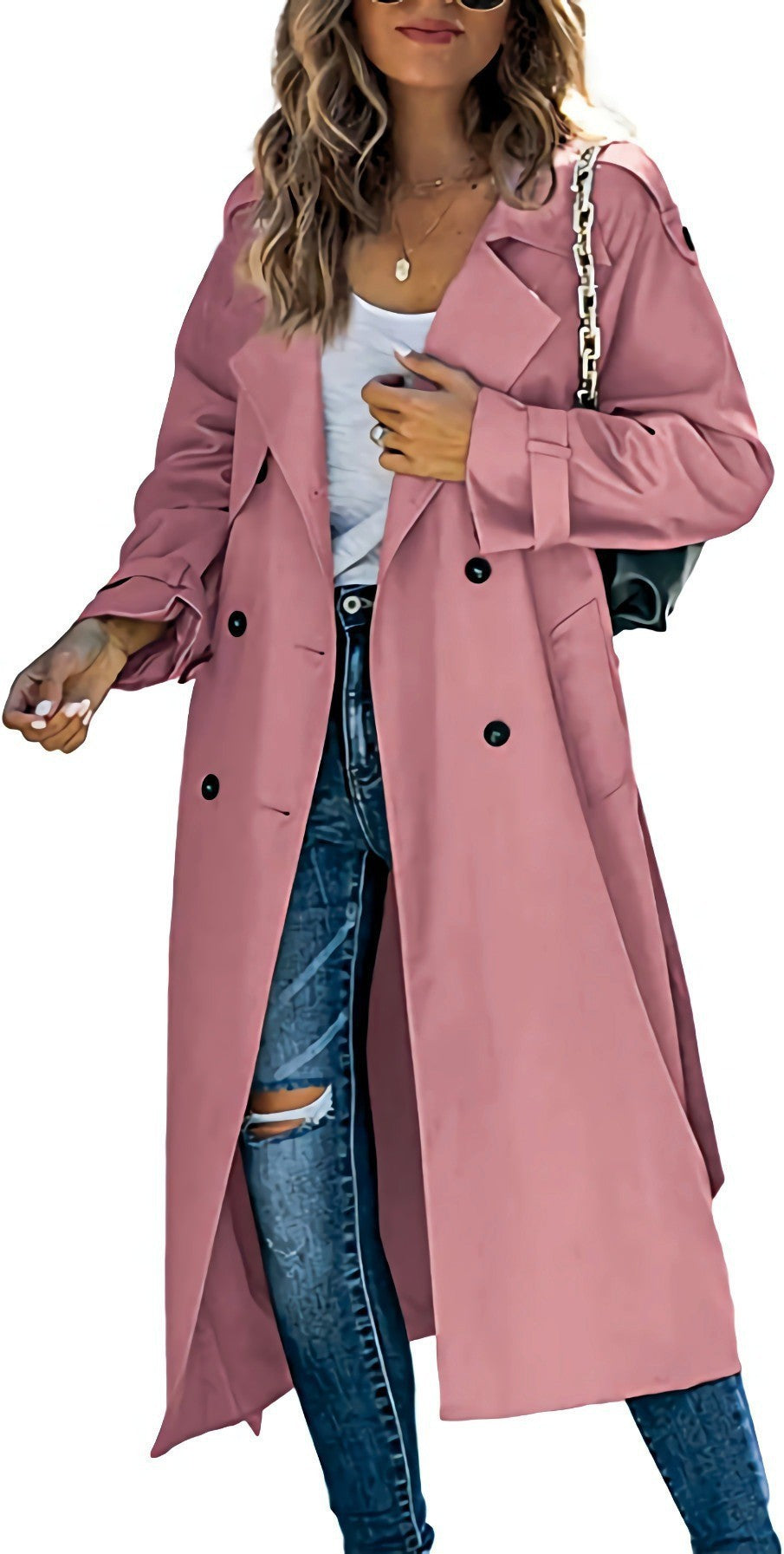 outfit Women's Winter and Autumn Trench Coat Coat Women's