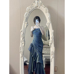 womens fashion Princess Fishtail Dress Wedding Banquet Ceremony Daily Party High-End Suspender Evening Dress