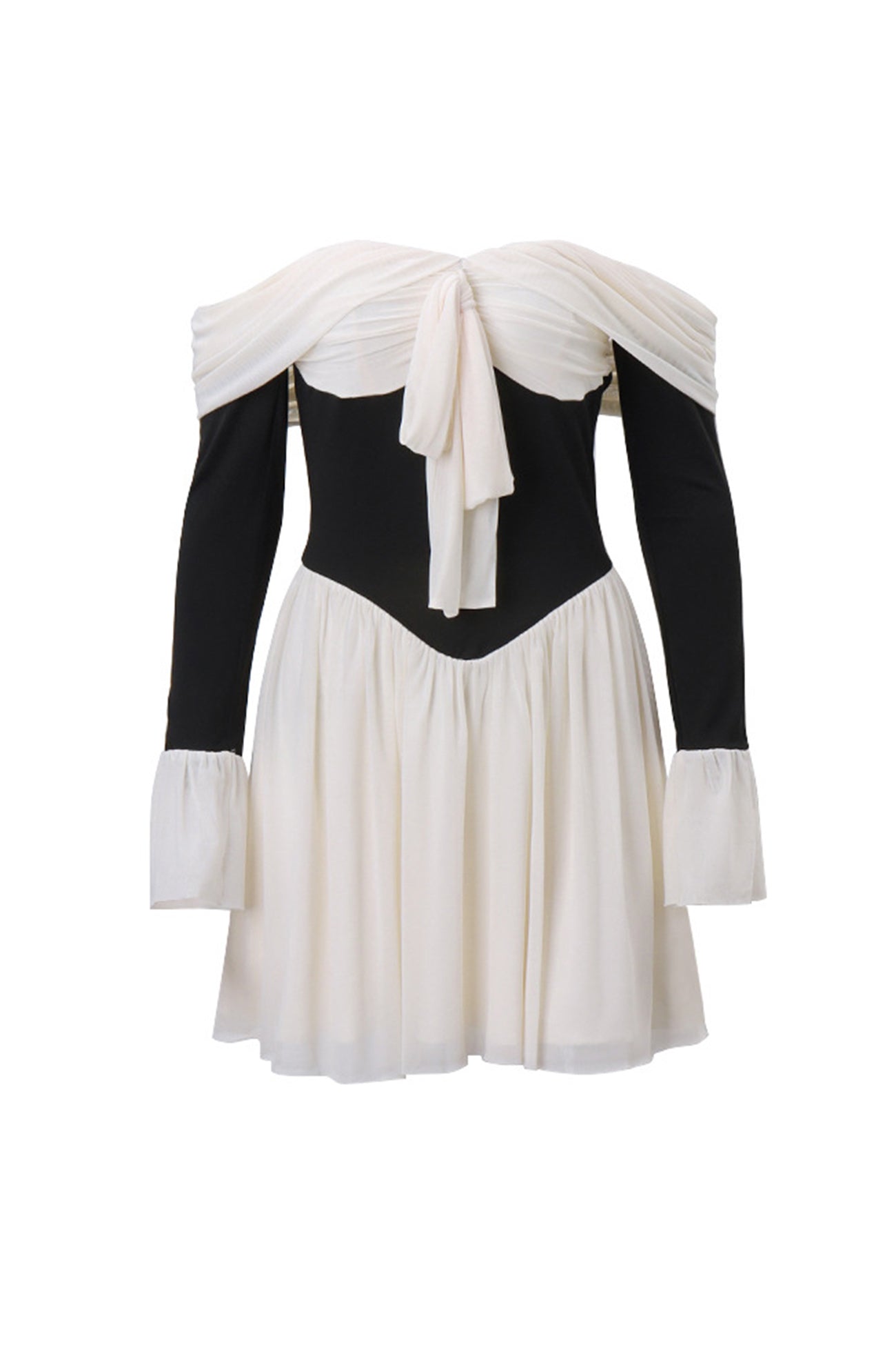 BXOXO - Off Shoulder Bow Corset Dress