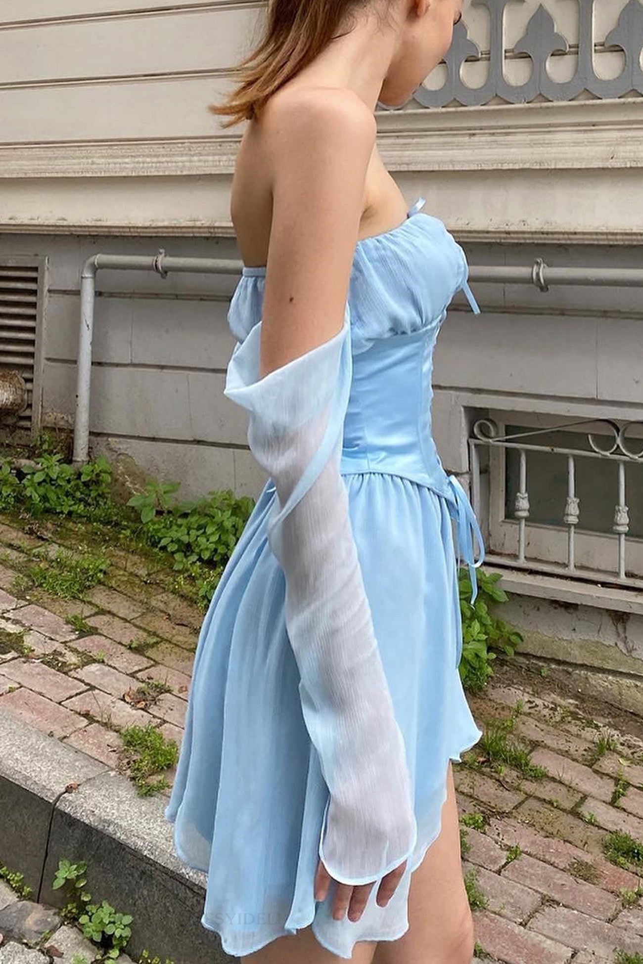BXOXO - Printed Corset A-line Dress