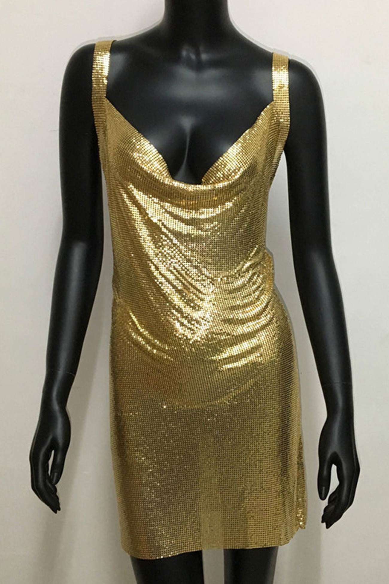 BXOXO - Rhinestone Glitter Cami Dress