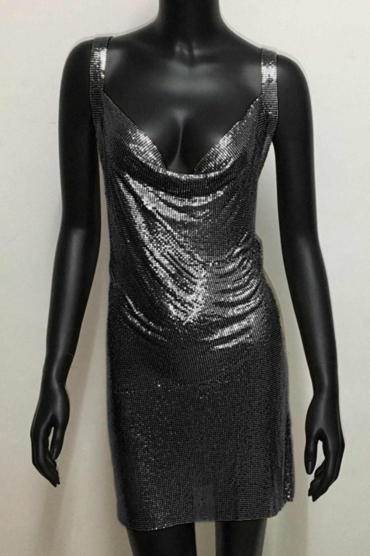BXOXO - Rhinestone Glitter Cami Dress