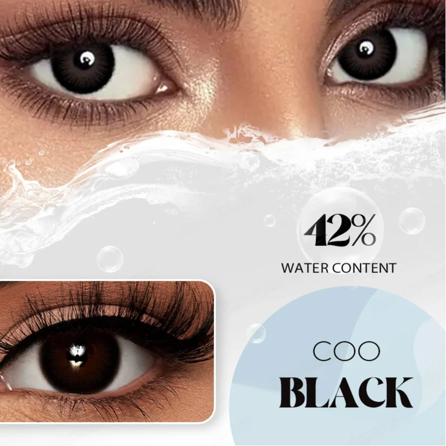 BXOXO Color Contact Lenses with Myopia 0--6.00 Colored Pupils for Natural Effect Eyes Fashion Women Lenses