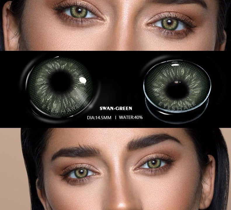 BXOXO Color Lens Eyes 2pcs Natural Color Contact Lenses For Eyes Yearly Beauty Contact Lenses Eye Cosmetic blue Color Lens