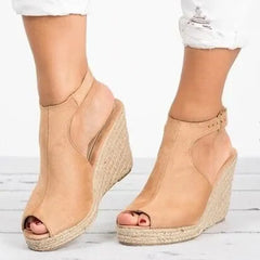 BXOXO Plus Size 35-43 Platform Sandals Wedges Shoes for Women Heels Sandalias Mujer Summer Clog Womens Zapatos De Hombre