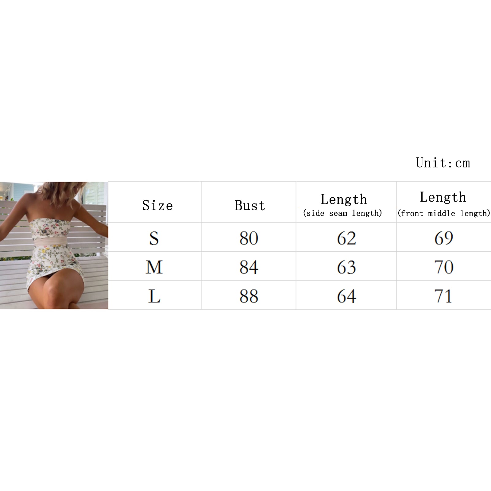 BXOXO Floral Bandeau Tube Top Mini Dress Women Off-Shoulder Strapless Bodycon Party Dress Backless Bow Knotted Vestidos