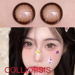 BXOXO Coslens Super Big 14.50mm  Contacts Lenses with Power for Eye Colors Anime Eyewear Accessories lentes de contacto Colliopsis