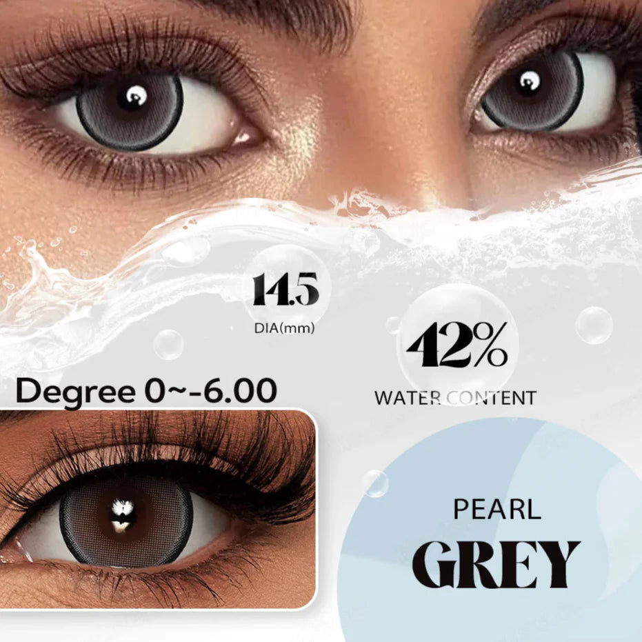 BXOXO Color Contact Lenses with Myopia 0--6.00 Colored Pupils for Natural Effect Eyes Fashion Women Lenses