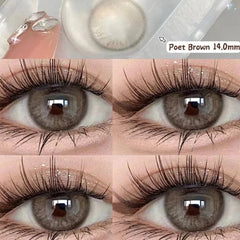BXOXO Natural Colored Contact Lenses for Eyes with Degree Brown Lenses Fog Pearl Lens Korean Lenses Lenses Eye Color