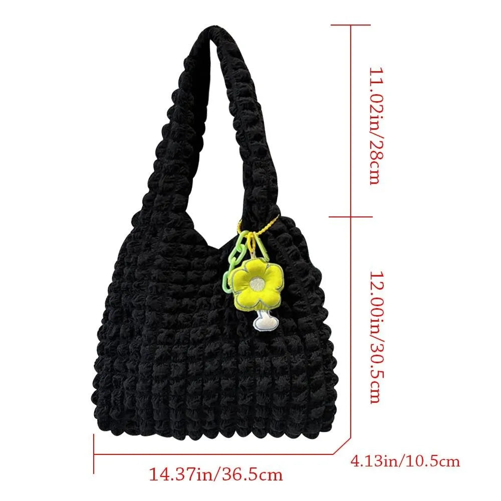 BXOXO New Women Girls Large Capacity Shoulder Bags Female Tote Bags Underarm Bags Casual Shopping Handbags (Pendants not included)