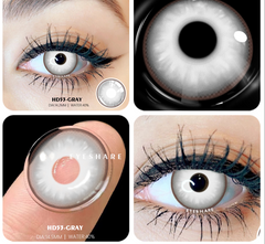 BXOXO 2pcs Colored Contact Lenses For Eyes Cosplay Colored Lenses Blue Contact Lens Yearly Beautiful Pupil Eyes Contact Lens