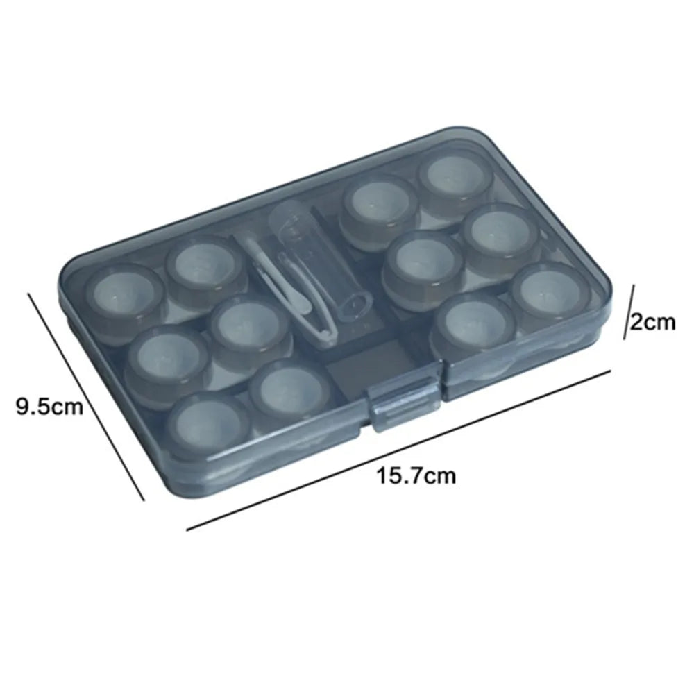 BXOXO 6 Pair Contact Lens Case Contact Lens Storage Box Portable Travel Contact Lenses Case Soak Container Lenses Box for Beauty Pupil