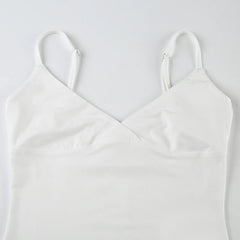 BXOXO Sexy Low Neck Crop Top y2k Aesthetic Sleeveless White Tank Tops Women Basic Casual Solid Tee Vintage Sexy Camisole Summer