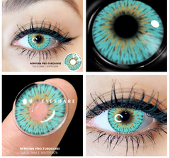 BXOXO Color Contact Lenses For Eyes Anime Cosplay Colored Lenses Blue Purple Multicolored Lenses Contact Lens Beauty Makeup