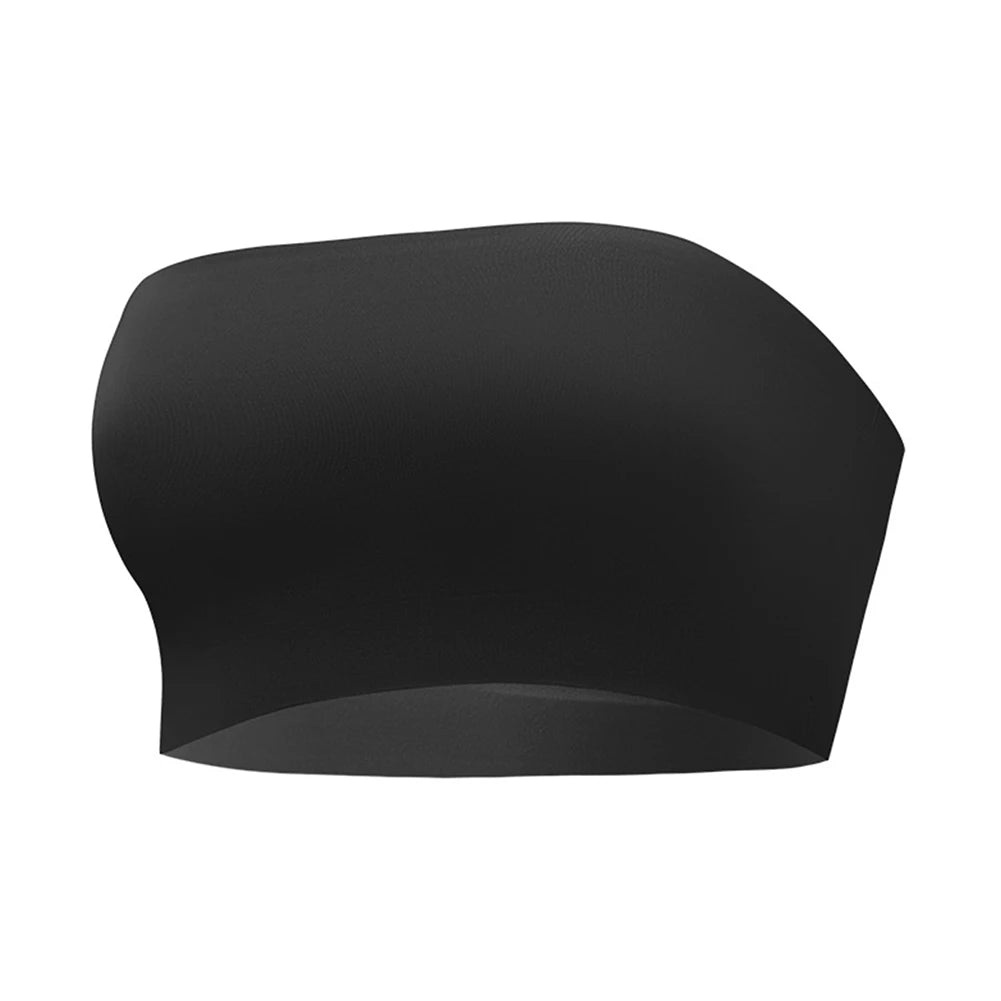 Bxoxo Women Tube Strapless Bra Chest Wrap Bandeau Unlined Seamless Breathable Comfortable Underwear Tops