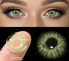 BXOXO Coloured Contact Lenses for Eyes 1pair Gray Pupils Lens Blue Eye Lenses Green Lens Yearly Brown Contacts Cosmetic Lens