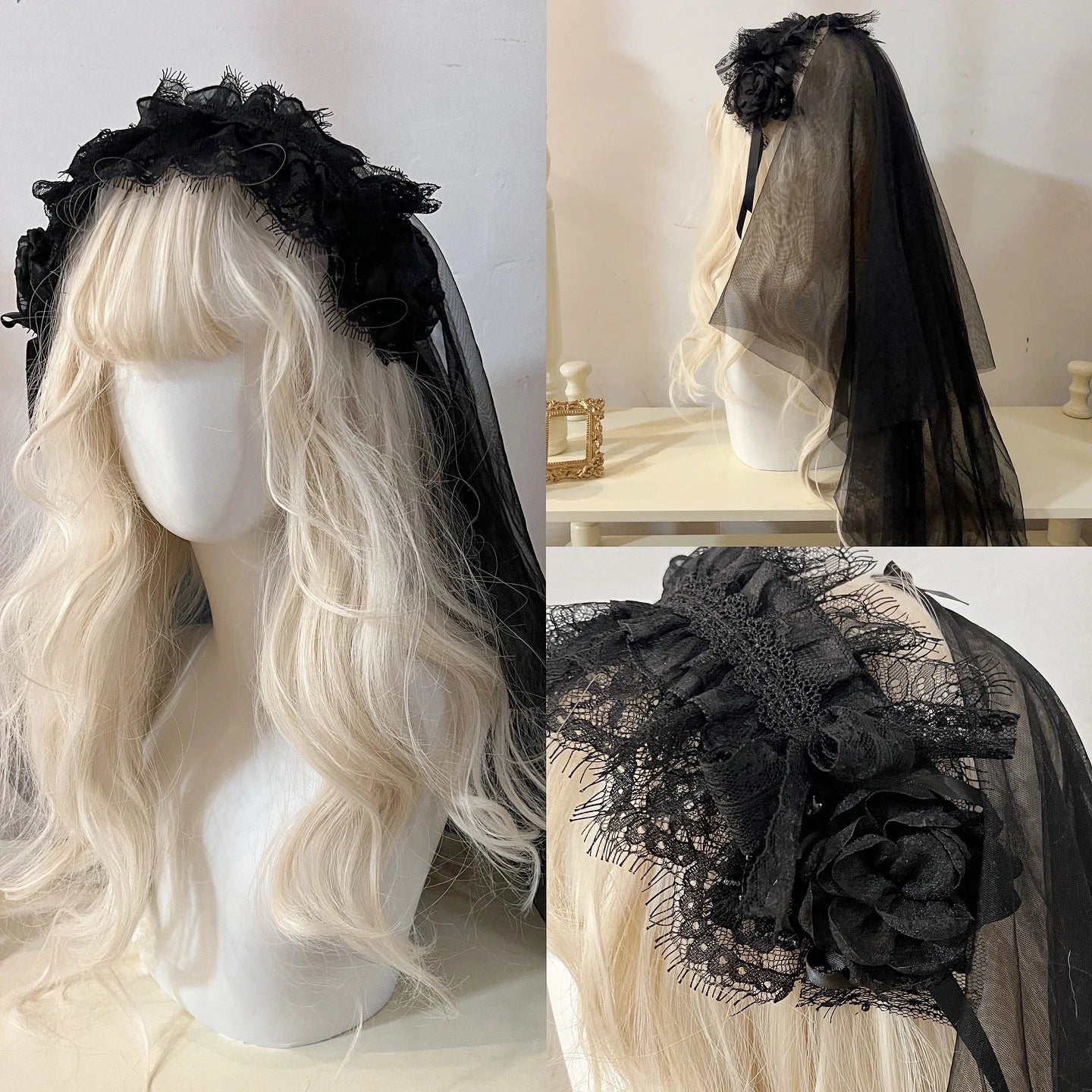 BXOXO Japanese Style Sweet Lolita JSK Princess Dress Gothic Lace Stitching Chain Bow Sleeveless High Waist Slim Mini Sling Dress Women