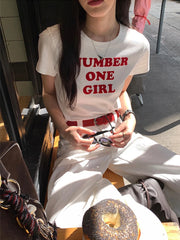 BXOXO Solid Letter Printed Short Sleeve Tee Summer Tops O-Neck Sliming Women's Short Sleeve T-shirt Casual Fashion Korean Clothing