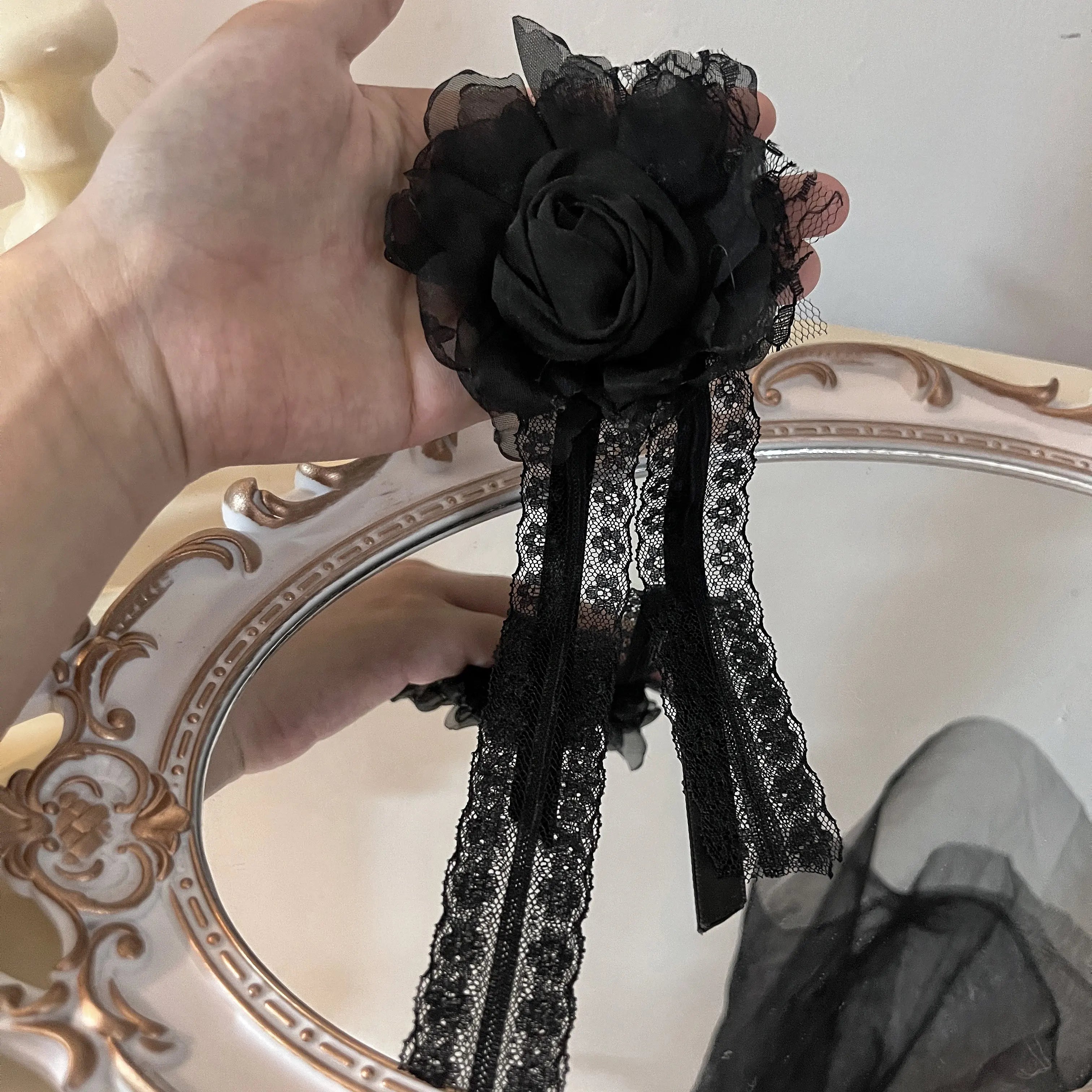 BXOXO Japanese Style Sweet Lolita JSK Princess Dress Gothic Lace Stitching Chain Bow Sleeveless High Waist Slim Mini Sling Dress Women