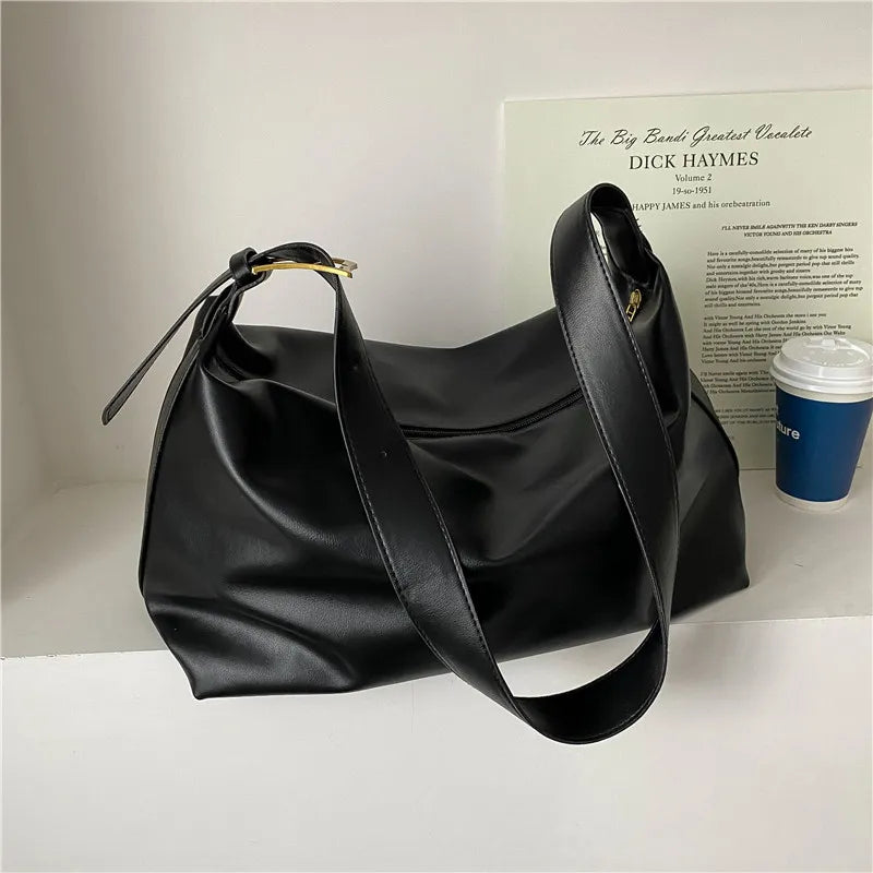 BXOXO Vintage Pillow Design PU Leather Boston Handbag For Women Casual Large Capacity Shoulder Crossbody Bags Fashion Shopper Totes