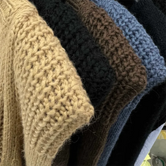 Bxoxo Autumn V Neck Knit Sweater for Women Y2K Korean Chic Right Angle Shoulder Crop Pullover Female Fashion Streetwear Slim Jumper