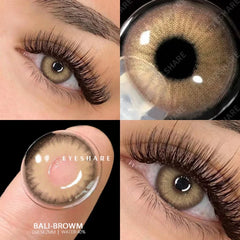 BXOXO Color Contact Lenses for Eyes Brown Lenses High Quality Natural Contact Lenses Blue Colored Pupils for Eyes Yearly
