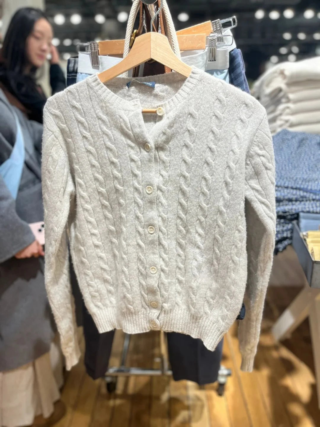 Bxoxo Flower Chic Cardigan Sweater Woman Round Neck Long Sleeve Single Breasted Cotton Outerwear Autumn Casual Loose Sweaters