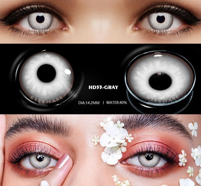 BXOXO 1pair Halloween Cosplay Color Contacts Lenses For Eyes Blue Black Colored Lens Anime Yearly Beauty Makeup Contacts Lens