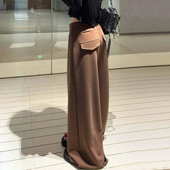 Bxoxo High Waist Casual Women Wide Leg Pants Y2K Korean Fashion Streetwear Loose Jogging Pants Autumn All Match Female Sweatpants