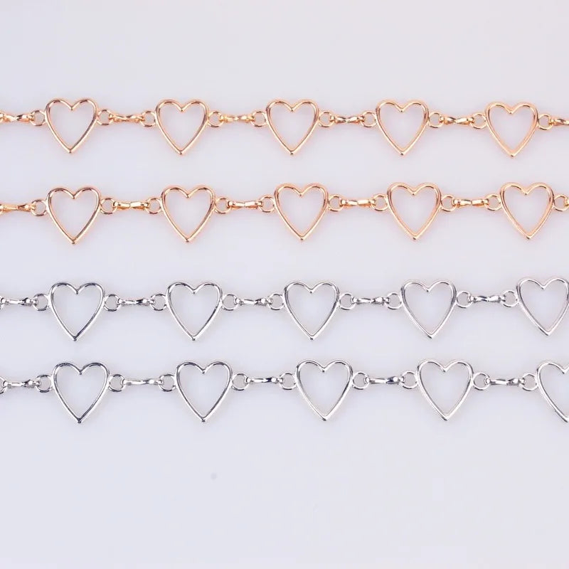 BXOXO Women Fashion Heart Shaped Metal Waist Chain Belt Waistband Accessories Jewelry