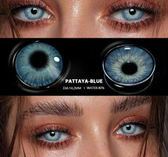 BXOXO 1 Pair Colored Contact Lenses Natural Look Fast Delivery Brown Eye Lenses Gray Contact Green Eye Lenses Blue Lenses