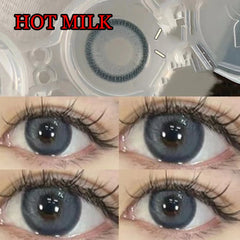 BXOXO Coslens Dolly 14.50mm Eyewear Glasses Women Men Soft Contacts Lenses  линзы для глаз цветные Hot Milk