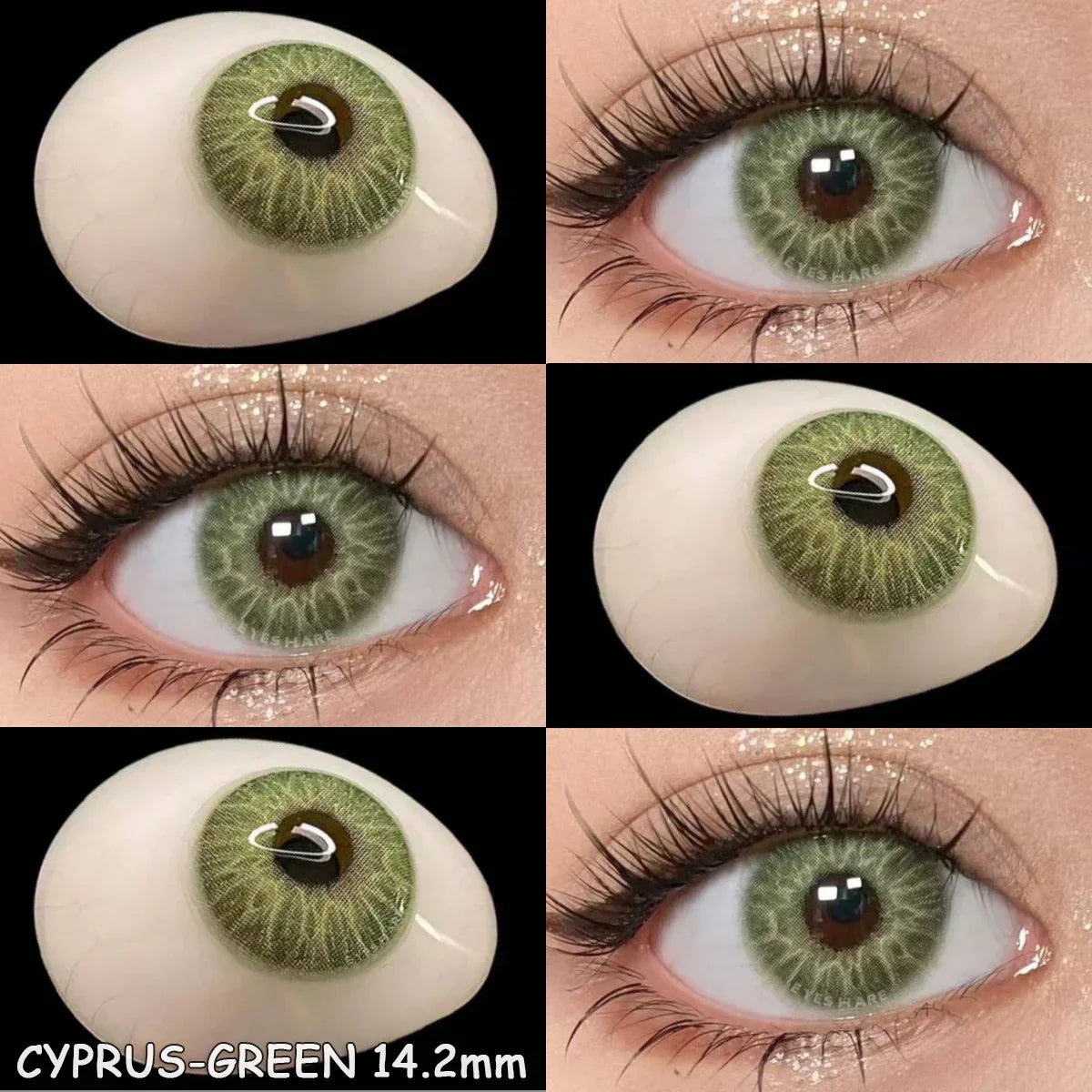 BXOXO 2pcs New Colored Contacts Lenses Natural Blue Lense Brown Eye Contacts Lenses Yearly Use Fashion Lenses Beauty Pupils