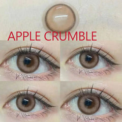 BXOXO Coslens Eye Glasses 14.20mm Contact Lenses with Power Women Men lentes de contacto Apple Crumble