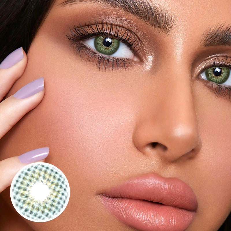 BXOXO 1 Pair Colored Contact Lenses Natural Look Brown Eye Lenses Gray Contact Blue Lenses Fast Delivery Green Eye Lenses