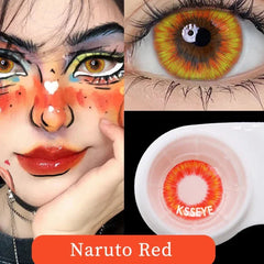 BXOXO 1 Pair Hot sales Color Contact Lenses with Diopter Myopia Eyes Cosplay Contacts Lens  Halloween Contact Lenses Makeup