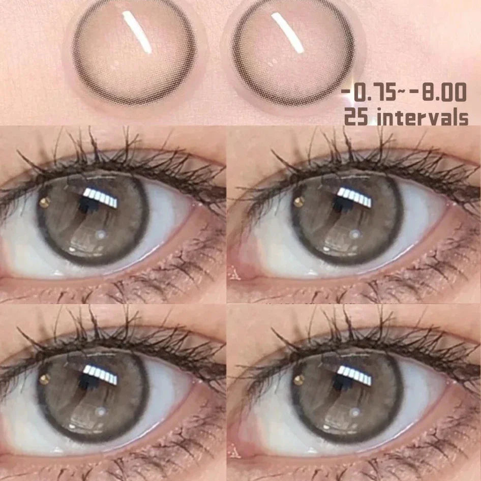 Natural Colored Contact Lenses for Eyes with Degree Brown Lenses Fog Pearl Lens Korean Lenses Lenses Eye Color