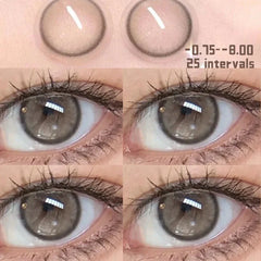 Natural Colored Contact Lenses for Eyes with Degree Brown Lenses Fog Pearl Lens Korean Lenses Lenses Eye Color