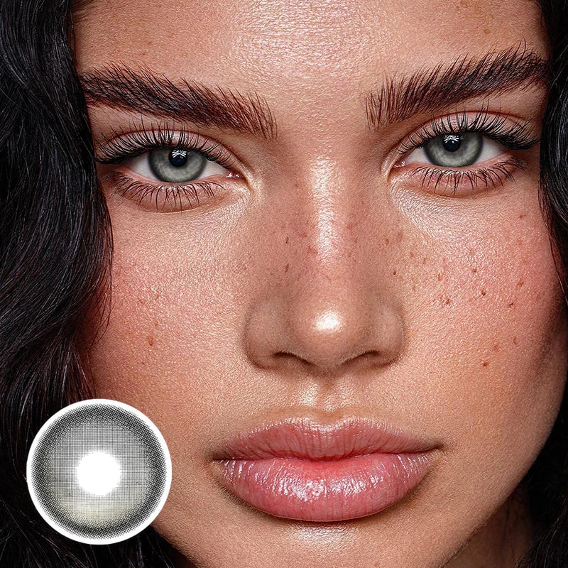 BXOXO 1 Pair Colored Contact Lenses Natural Look Brown Eye Lenses Gray Contact Blue Lenses Fast Delivery Green Eye Lenses