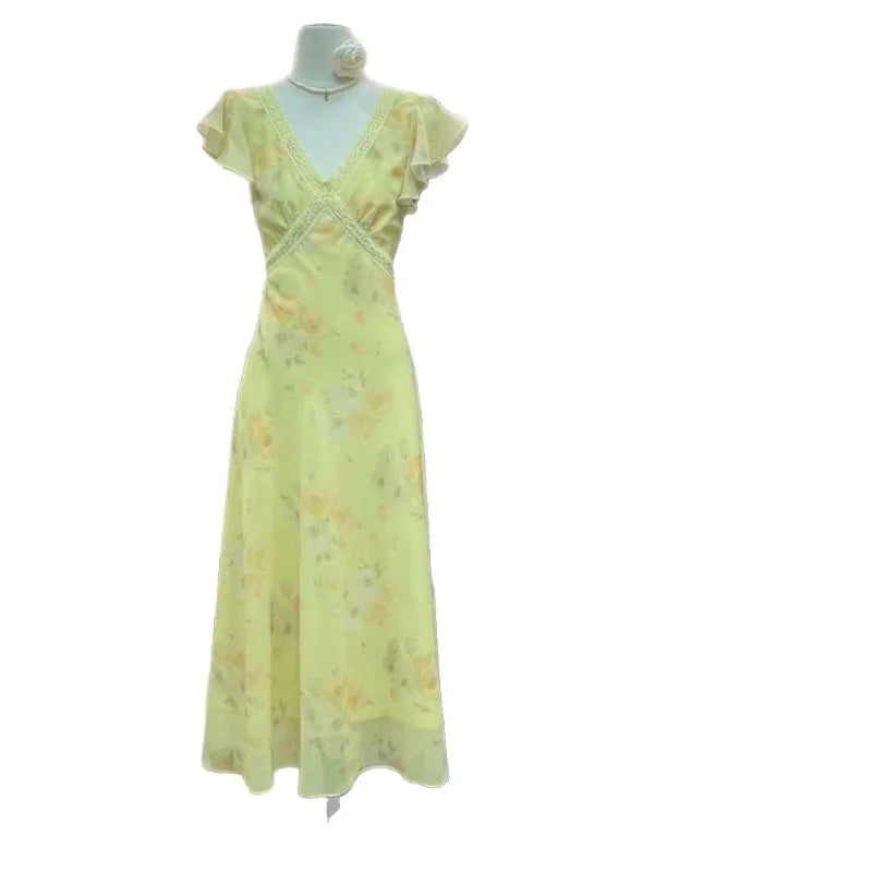 Bxoxo Spring New Women's Chinese Style Dress Summer Women's New Chinese Versatile Midi Skirt