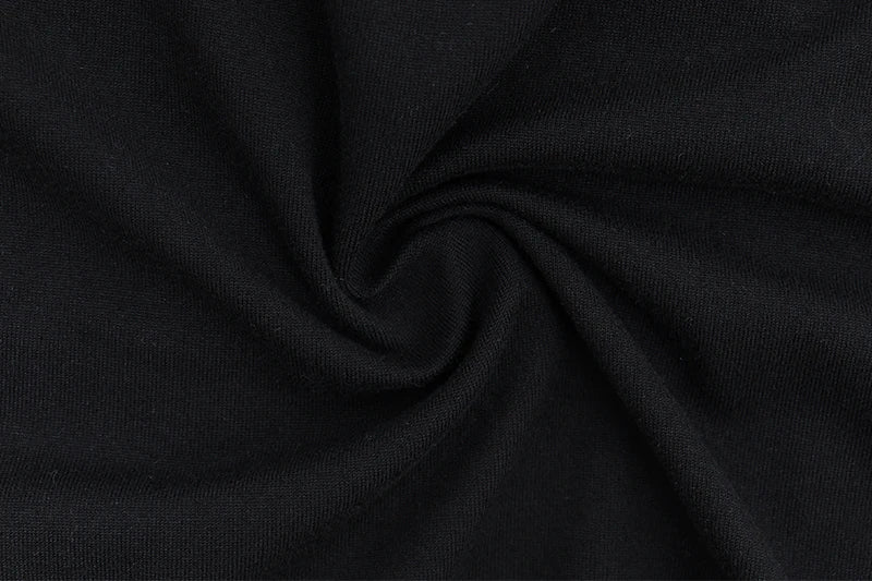 Bxoxo Sexy Long Sleeve Backless T Shirt Gothic Round-neck Skinny Women Crop Tops 2022 Autumn Fashion Black Tees Party Clubwear