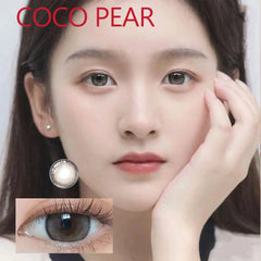 BXOXO Coslens 14.20mm Soft Contact Lenses with Power Women Men Fashion Eyewear lentes de contacto Coco Pearl